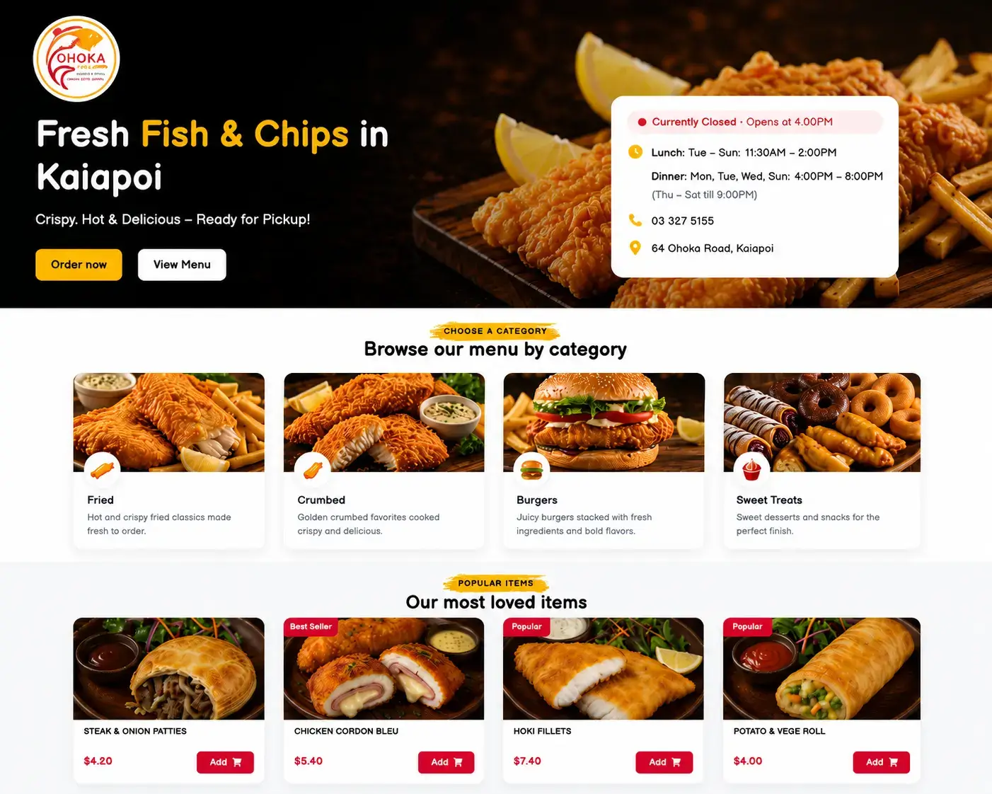 Ohoka Road Fish & Chips